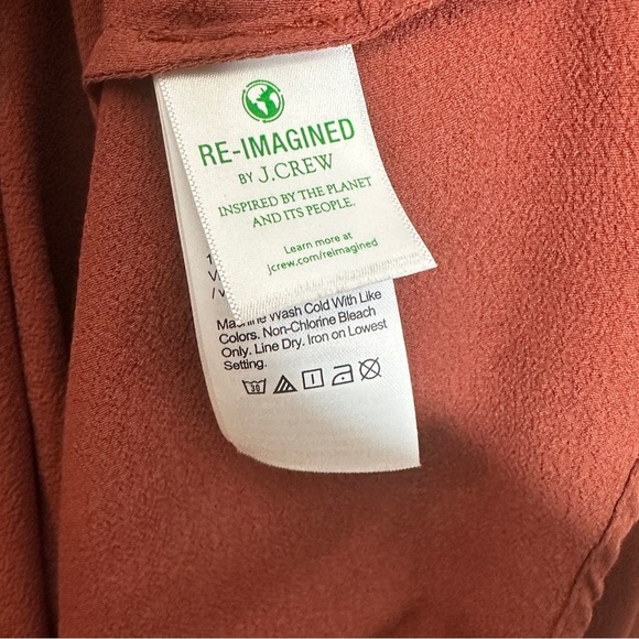 J.Crew Drapey Crepe Wrap Top - Picture 5 of 6